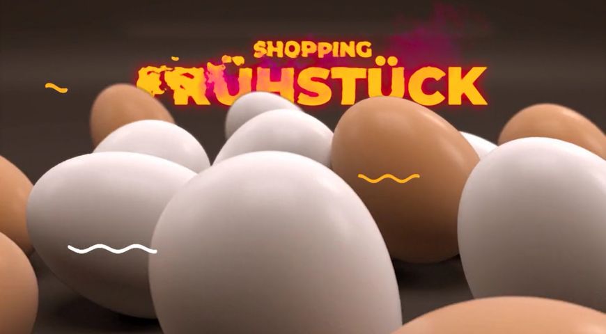 Shopping Frühstück