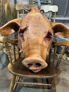 Schweinekopf auf der Gamescon 2023